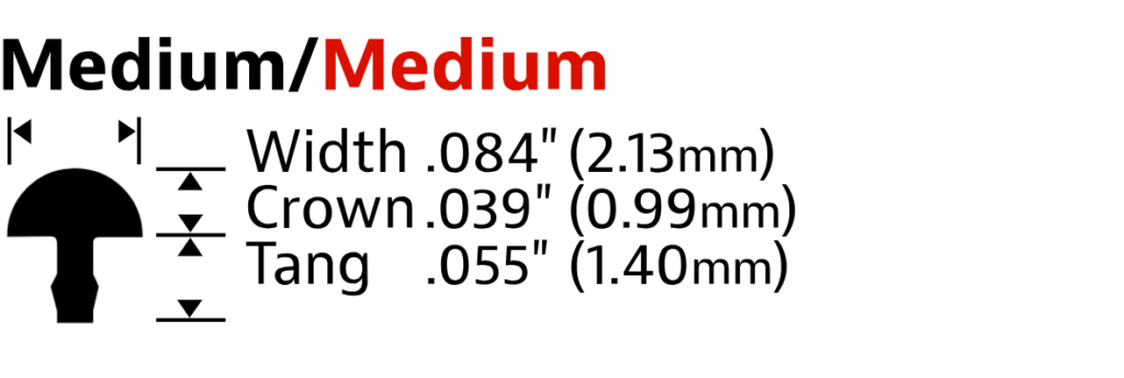 Trastes de Acero Inoxidable StewMac 4